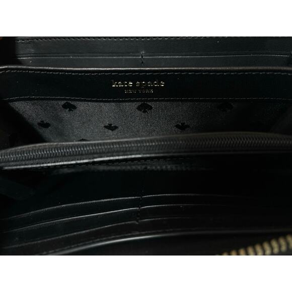 Kate Spade Lena Large Continental Black Zip Around Wallet - Picture 4 of 6
